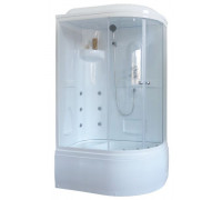 Душевая кабина Royal Bath RB 8120BK2-T 120х80 см, с прозрачными стеклами, левосторонняя