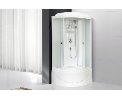 Душевая кабина Royal Bath RB 90BK4-MM 90х90 см, с матовыми стеклами