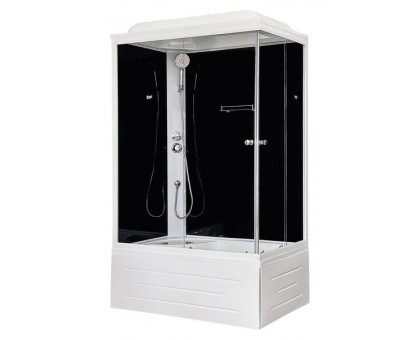 Душевая кабина Royal Bath RB 8100BP5-BT 100х80 см, с прозрачными стеклами , левосторонняя