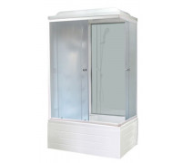 Душевая кабина Royal Bath RB 8100BP6-WC 100х80 см, с матовыми стеклами, левосторонняя