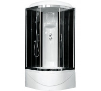 Душевая кабина Royal Bath RB 90BK6-BT-CH 90х90 см, с прозрачными стеклами