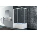 Душевой уголок Royal Bath RB 8100BP-T 100х80 см, с прозрачными стеклами, левосторонний